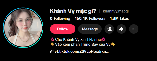Khánh Vy Mặc Gì — TikTok Shop Affiliate